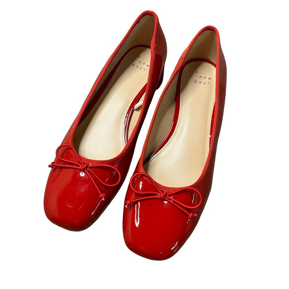 A NEW DAY Joy Ballet Pumps Red - Picture 4 of 5